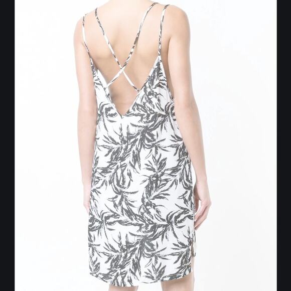 Onia Audrey Cover-Up Slip Dress Black and White - Picture 2 of 8